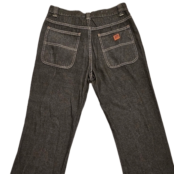 Baleno Wide Leg Jeans Faded Black Size 31 - Picture 2 of 13